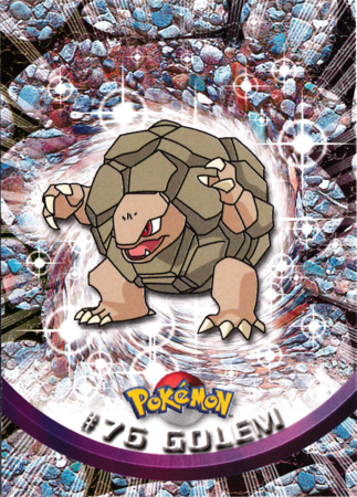 Golem #76 Topps TV Pokémon Animation Edition