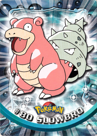 Slowbro #80 Topps TV Pokémon Animation Edition