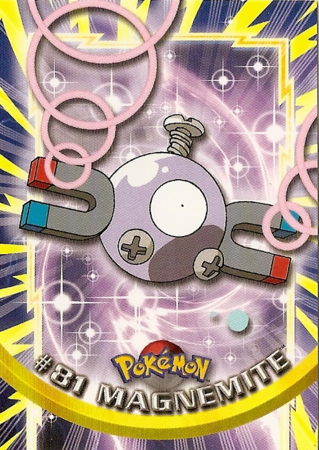 Magnemite #81 Topps TV Pokémon Animation Edition