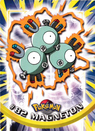 Magneton #82 Topps TV Pokémon Animation Edition