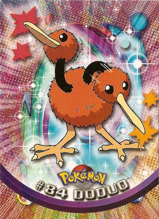 Doduo #84 Topps TV Pokémon Animation Edition