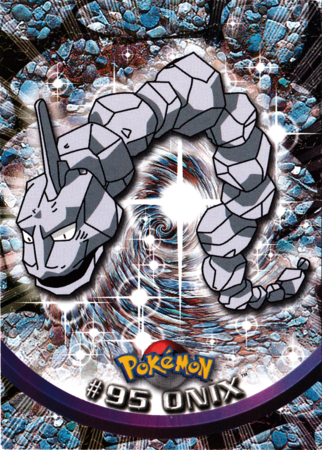 Onix #95 Topps TV Pokémon Animation Edition