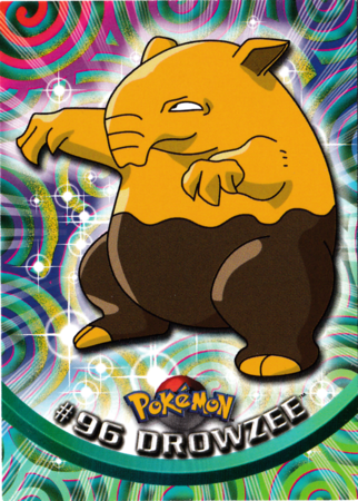 Drowzee #96 Topps TV Pokémon Animation Edition