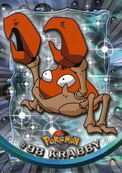 Krabby #98 Topps TV Pokémon Animation Edition