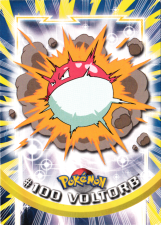 Voltorb #100 Topps TV Pokémon Animation Edition