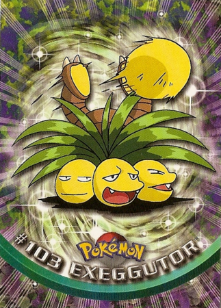 Exeggutor #103 Topps TV Pokémon Animation Edition