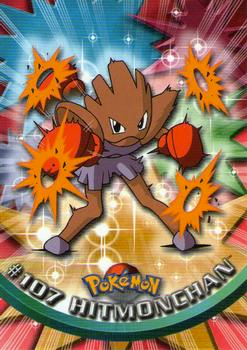 Hitmonchan #107 Topps TV Pokémon Animation Edition