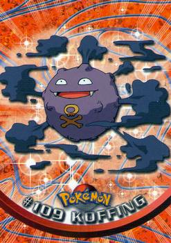 Koffing #109 Topps TV Pokémon Animation Edition