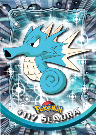 Seadra #117 Topps TV Pokémon Animation Edition