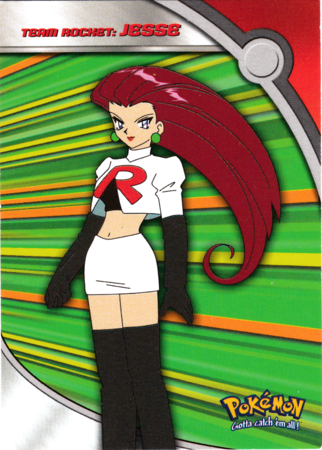 Team Rocket: Jesse HV2 Topps TV Pokémon Animation Edition