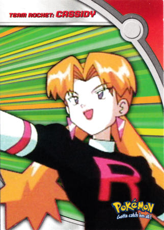 Team Rocket: Cassidy HV5 Topps TV Pokémon Animation Edition