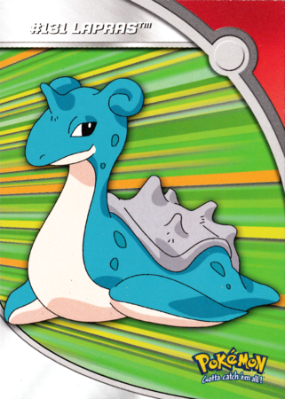 Lapras HV13 Topps TV Pokémon Animation Edition