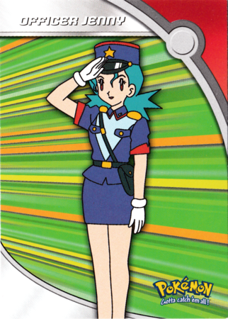 Officer Jenny HV17 Topps TV Pokémon Animation Edition