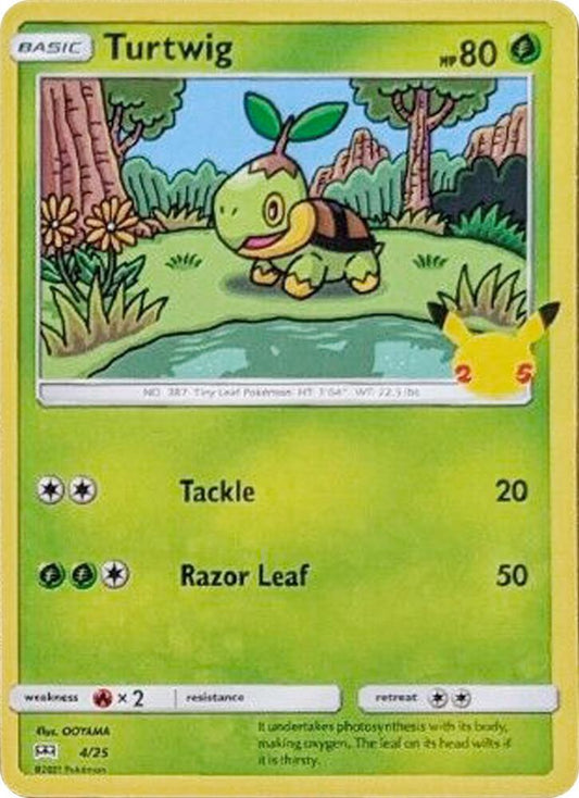 Turtwig 4/25 McDonald's Promos 2021