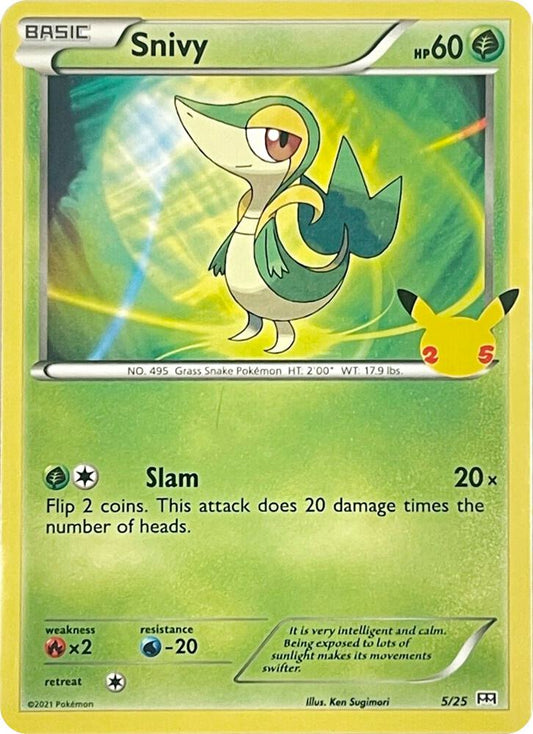 Snivy 5/25 McDonald's Promos 2021