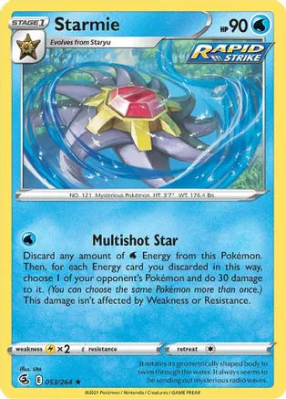 Starmie 053/264 Sword & Shield - Fusion Strike