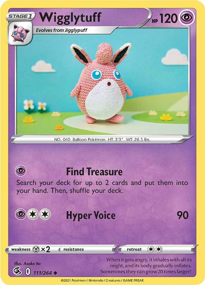 Wigglytuff 111/264 Sword & Shield - Fusion Strike