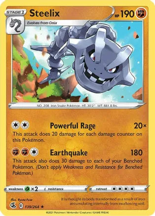 Steelix 139/264 Sword & Shield - Fusion Strike