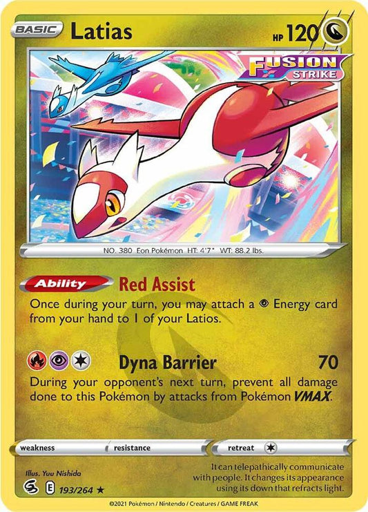 Latias 193/264 Sword & Shield - Fusion Strike