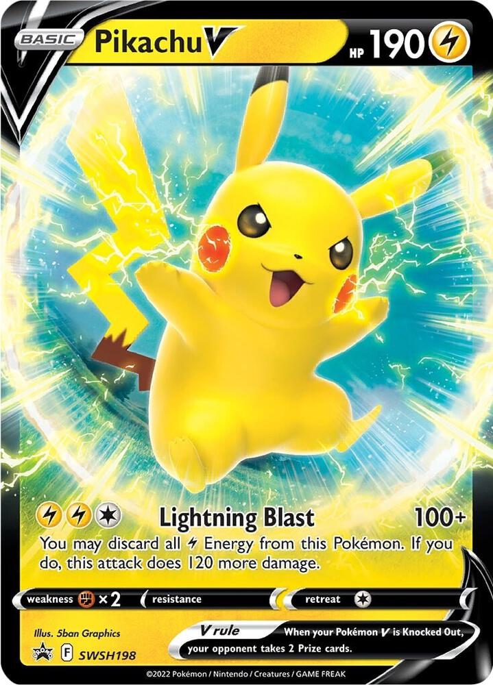 Pikachu V SWSH198 Sword & Shield Promos