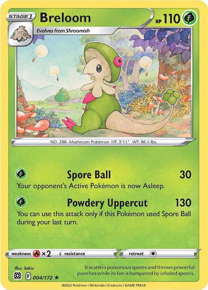 Breloom 004/172 Sword & Shield - Brilliant Stars