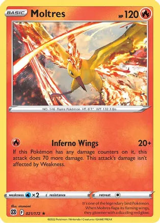 Moltres 021/172 Sword & Shield - Brilliant Stars