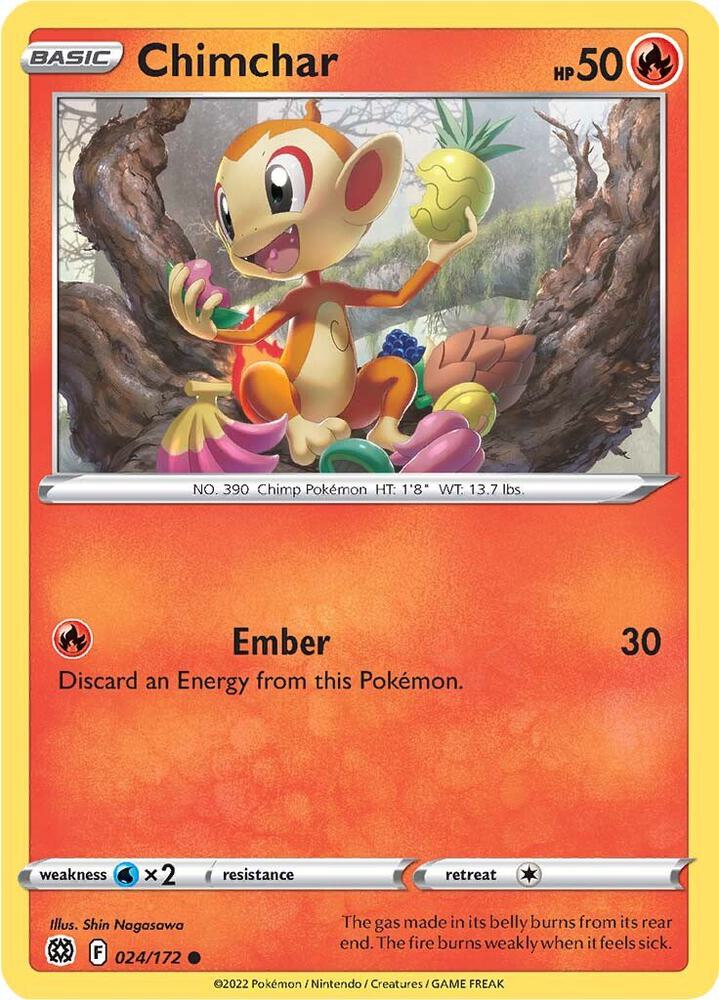 Chimchar 024/172 Sword & Shield - Brilliant Stars