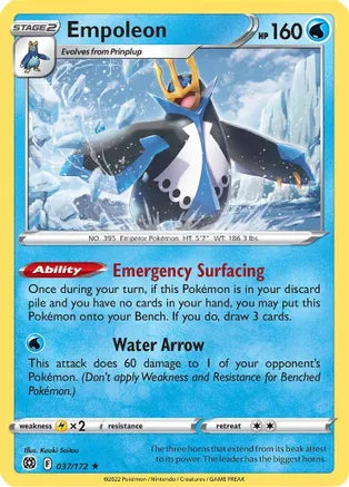 Empoleon 037/172 Sword & Shield - Brilliant Stars