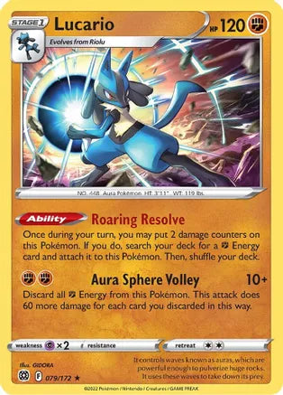 Lucario 079/172 Sword & Shield - Brilliant Stars