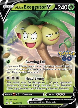 Alolan Exeggutor V SWSH225 Sword & Shield Promos