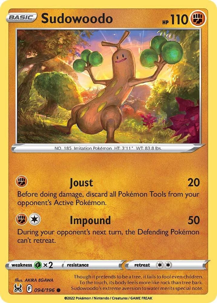 Sudowoodo 094/196 Sword & Shield - Lost Origin