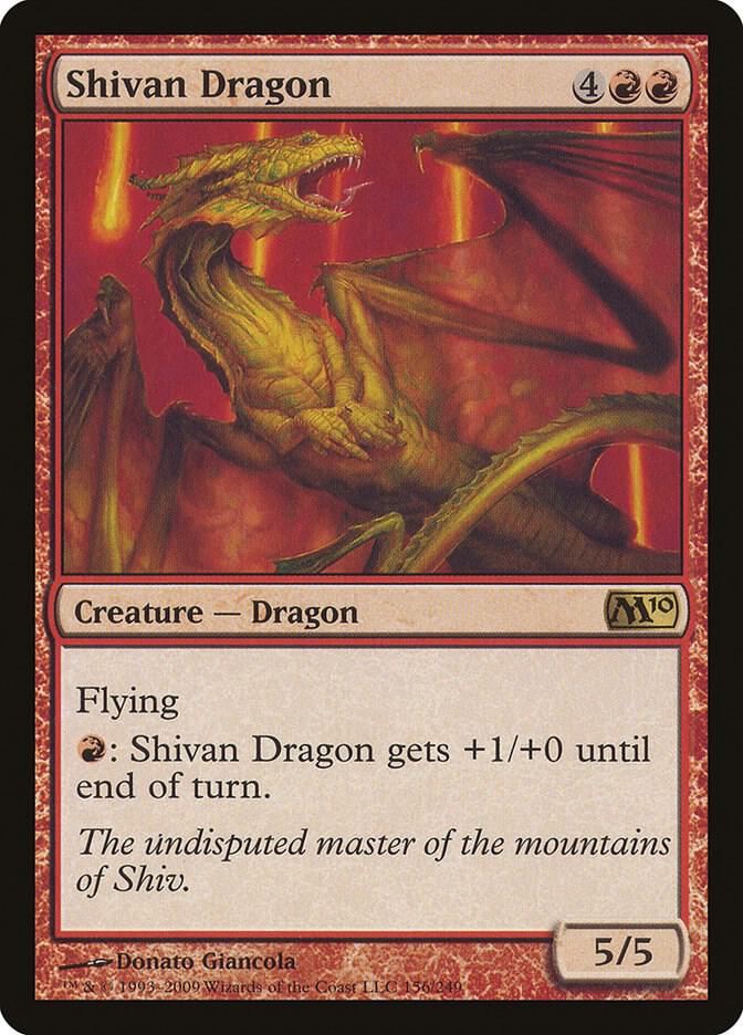 Shivan Dragon - Magic 2010 (M10)