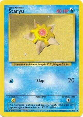 Staryu 65/102 Base Set Unlimited