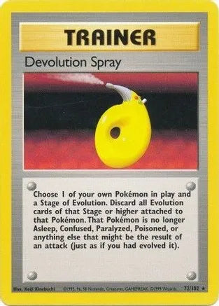 Devolution Spray 72/102 Base Set Unlimited