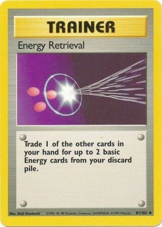 Energy Retrieval 81/102 Base Set Unlimited