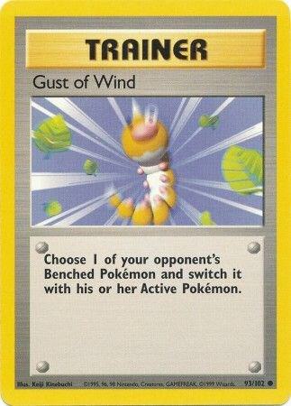 Gust of Wind 93/102 Base Set Unlimited