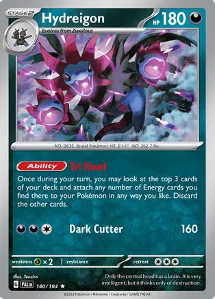 Hydreigon 140/193 Scarlet & Violet: Paldea Evolved