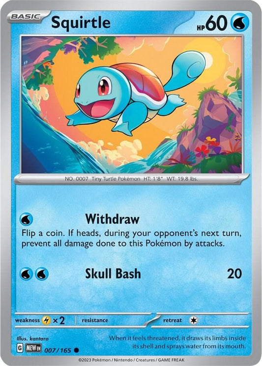 Squirtle 007/165 Scarlet & Violet 151