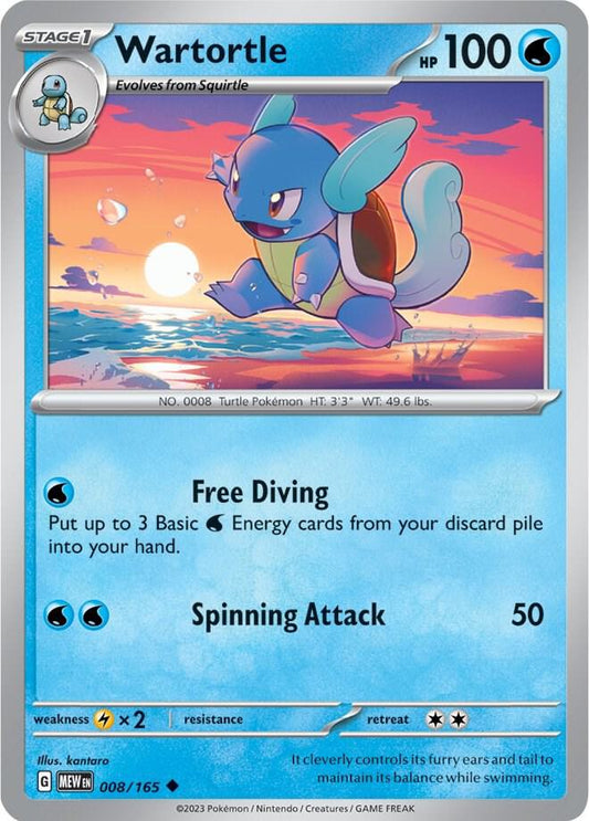 Wartortle 008/165 Scarlet & Violet 151