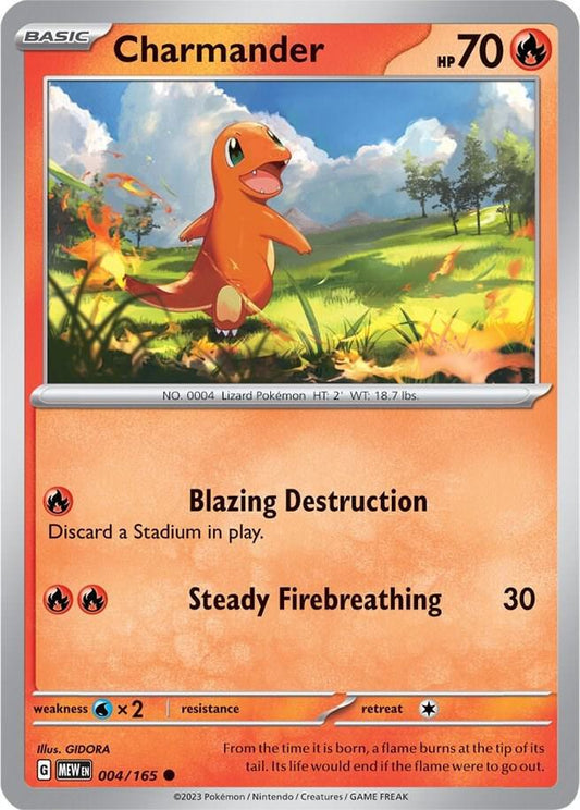 Charmander 004/165 Scarlet & Violet 151