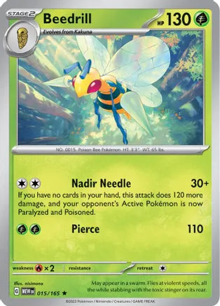 Beedrill 015/165 Scarlet & Violet 151