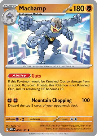 Machamp 068/165 Scarlet & Violet 151