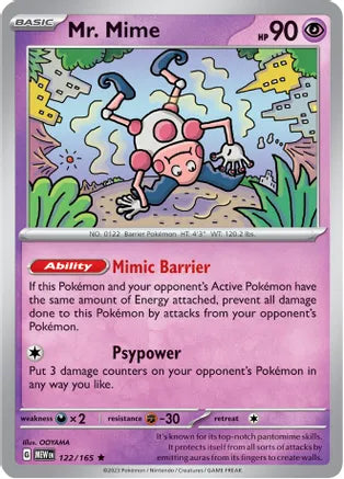 Mr. Mime 122/165 Scarlet & Violet 151