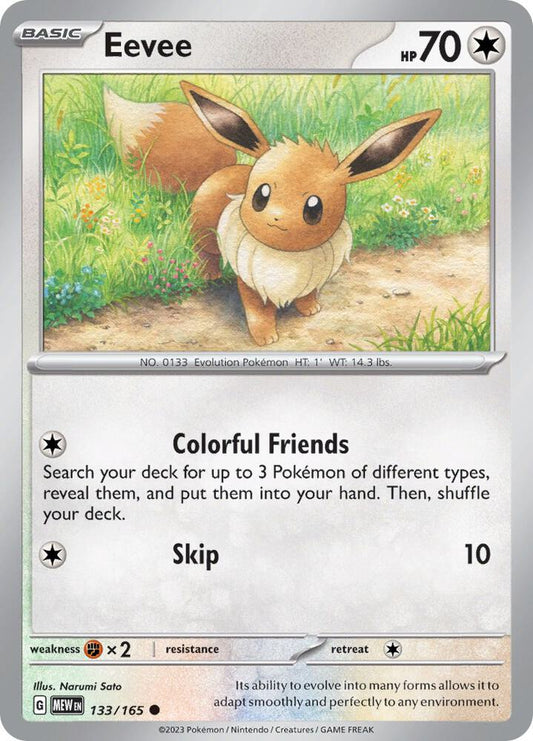 Eevee 133/165 Scarlet & Violet 151