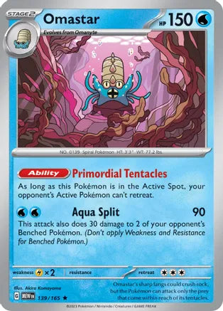 Omastar 139/165 Scarlet & Violet 151