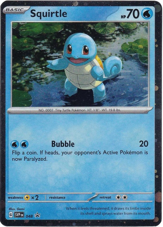 Squirtle 048 Scarlet & Violet: Black Star Promos