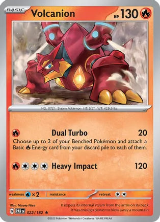 Volcanion 022/182 Scarlet & Violet: Paradox Rift