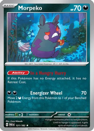 Morpeko 121/182 Scarlet & Violet: Paradox Rift