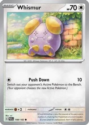 Whismur 148/182 Scarlet & Violet: Paradox Rift