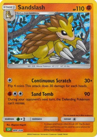 Sandslash CLV 009/034 Classic Collection